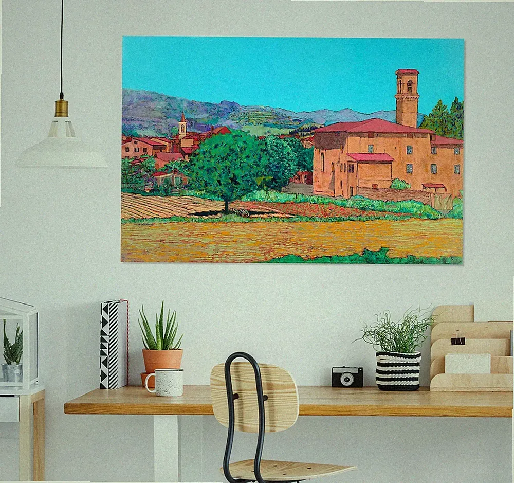 3D Tuscan Farm Village B166 Wall Stickers Wall Murals Wallpaper Allan P Zoe
